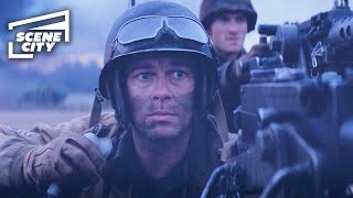 Fury Sherman Tank vs Tiger Tank BRAD PITT HD CLIP  With Captions [upl. by Yoral]