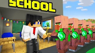 Minecraft But l Open a School [upl. by Ingraham]