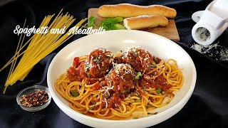 MY Best SPAGHETTI and MEATBALLS  BEATS ANY RESTAURANT ❤️ [upl. by Ycats550]