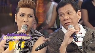 President Duterte intrigues Vices lovelife  GGV [upl. by Aikrahs]