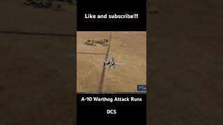 A10 Warthog Attack Runs a10 dcs dcsworld a10warthog attack rocket military aviation jet [upl. by Garap]