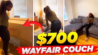 700 WAYFAIR COUCH  COUCH ASSEMBLY [upl. by Archle348]