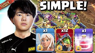 Gaku’s Recall INFERNO DRAGON attack is SIMPLE AND SMART Clash of Clans [upl. by Remlap]