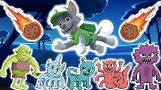 PAW Patrol Cartoon Rocky destroy Alien Monsters  Funny PAW Patrol animation [upl. by Aiym]