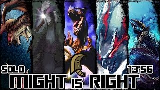 ┌MHXMHGEN┘ Village 6★  Might is Right  Los Garuga Tigrex Narga Zinogre  1356 Greatsword [upl. by Id]