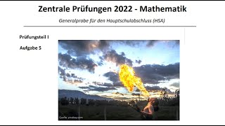 ZP 10 Mathe  Zentrale Abschlussprüfung HSA 2022  Abschluss Hauptschule Schätzen  Feuerspucker [upl. by Aciretahs]