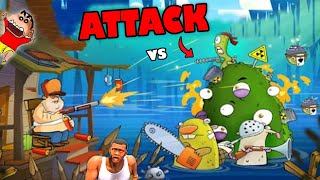 NOOB vs PRO vs HACKER in SWAMP ATTACK with SHINCHAN and CHOP  AMAANT [upl. by Rogerson493]