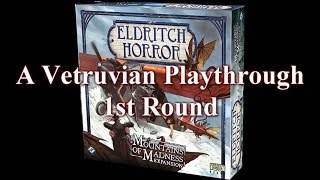 Eldritch Horror Playthrough Setup [upl. by Ahsirt]