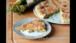 Torta salata di zucchine in padella senza forno [upl. by Brunhilda]