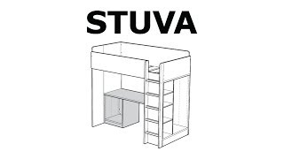 How to assemble the STUVA desk [upl. by Carn]