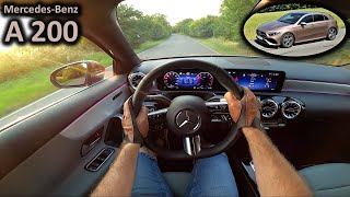 2023 MercedesBenz A 200  POV test drive [upl. by Stargell]