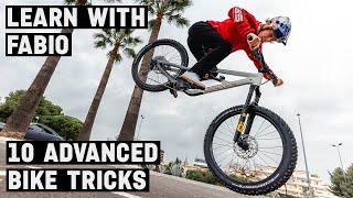 10 Advanced MTB Tricks with Fabio Wibmer [upl. by Natalya]