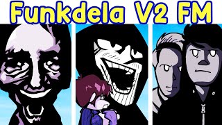 Friday Night Funkin Funkdela Catalogue V2 Fanmade Vol 2 New Songs Remastered FNF Mod [upl. by Nimsaj]