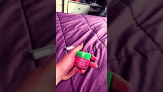 Laneige lip sleeping mask watermelon pop🍉 [upl. by Ylrahc99]