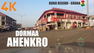 Dormaa Ahenkro Drive Tour in the Bono Region of Ghana 4K UHD [upl. by Benni399]