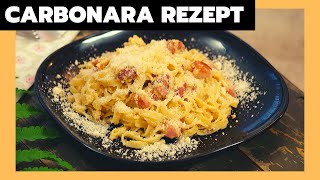 Einfaches Carbonara Rezept  Hausgemachte carbonara sauce [upl. by Amos]