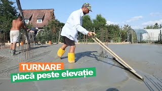 Jurnal constructie casa ep2  Turnare placă peste elevație [upl. by Siblee]