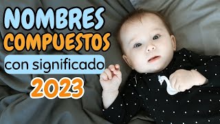 💙Nombres COMBINADOS para NIÑOS 2023✨ Con su Significado [upl. by Atinuaj874]