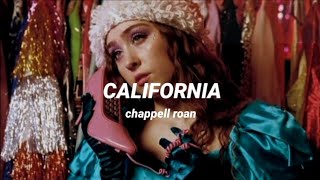 California  Chappell Roan  letra en español [upl. by Eserehc860]