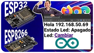 🖥️ Servidor Web en Arduino ESP32 y ESP8266 🤩 Guiá Completa [upl. by Oliy161]