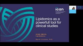 WEBINAR Lipidomics as a powerful tool for clinical studies  IHU ICAN [upl. by Formenti]