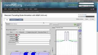 Nanoelectronic Modeling nanoHUB Demo 2 RTD simulation with NEGF  Part 12 [upl. by Bowne]