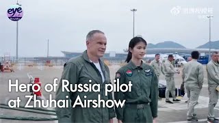 Legendary 62yearold Russian test pilot stuns at Zhuhai Airshow with solo Su57 flight [upl. by Cogen]