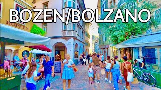 Bolzano Italy  A Walking Tour during Bozen City Festival 🇮🇹 [upl. by Smoht]