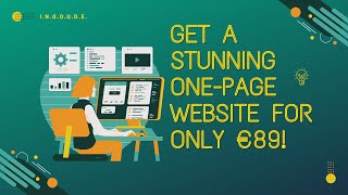 Get a Stunning OnePage Website within 24 hrs for Only €89 [upl. by Herrle168]