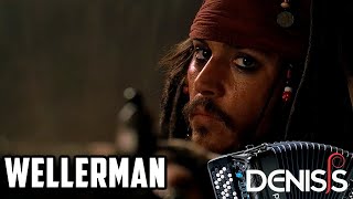 Jack Sparrow plays Wellerman  Nathan Evans Sea Shanty  Button Accordion [upl. by Pucida]