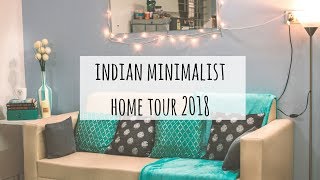 Updated Home Tour Indian  Minimalist Indian Home Tour 2018  Indian Rented Apartment Tour [upl. by Eiznekcm]