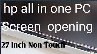 how to open hp all in one pc 27 inch  HP AIO 27CR1003NH [upl. by Yorled]