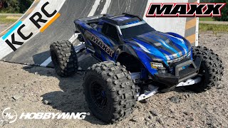 Traxxas Maxx 4S  Hobbywing Max8  KCRC Ramp [upl. by Grand]