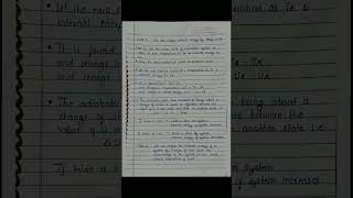 Class 11 chemistry  Thermodynamics handwritten note  JEE  NEET  CBSE  NCERT  BSEB  BOARD EXAM [upl. by Bethena]