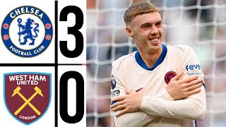 Highlights  Chelsea vs West Ham 30  premier league 2025 cole palmer Goal nicolas jackson Goal [upl. by Arit]