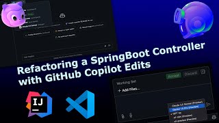 Using GitHub Copilot to Refactor a SpringBoot Controller [upl. by Staley294]