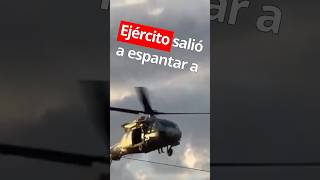 SOLDADOS ESPANTARON A Sicarios Con Equipo Aéreo [upl. by Amsirp]