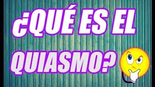 ¿SABE USTED QUÉ ES EL QUIASMO ¡MÍRALO EN ESTE VIDEO  WILSON TE EDUCA [upl. by Suryc152]