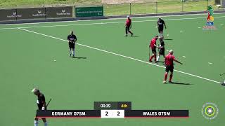 GERMANY VS WALES POOL A  MENS  O75  2024 MASTERS WORLD CUP [upl. by Schwerin99]