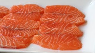 Quick Cured Salmon  How to Cure Salmon in 3 Minutes [upl. by Nalyad789]