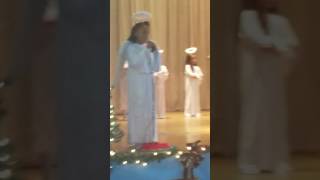 Janelles solo at Villa Maria Academy Live Nativity [upl. by Redienhcs]