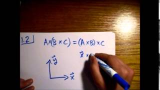 Griffiths Electrodynamics Problem 12 Is Cross Product Associative [upl. by Alegnatal449]