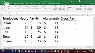 payroll system Excel by Robinah Nabulo [upl. by Arsi]