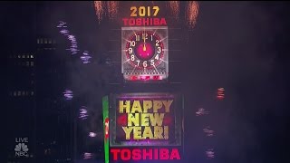 NBC 2017 quotNew Year’s Eve with Carson Dalyquot Ball Drop New York HD 1080p [upl. by Lenes]