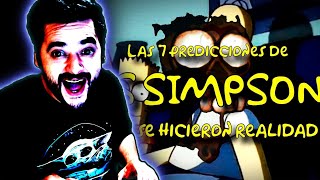 DROSS LAS 7 PREDICCIONES DE LOS SIMPSON QUE SE HICIERON REALIDAD REACCION [upl. by Lempres431]