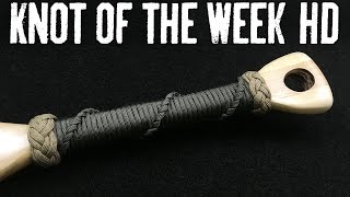 Finish Your Paracord Project Using the Turks Head  ITS Knot of the Week HD [upl. by Nahem]