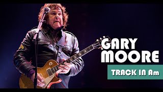 Gary Moore Style Minor Blues Backing Track Jam in Am [upl. by Noired]