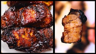 Air Fryer BBQ Country Style Ribs  Barbecue Boneless Pork Ribs  3 Ingredient Recipe [upl. by Yirinec]