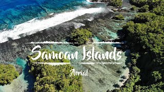 Samoan Islands  Aerial [upl. by Atikram]