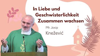 In Liebe und Geschwisterlichkeit Zusammen wachsen  Pfr Josip Knežević [upl. by Ori]